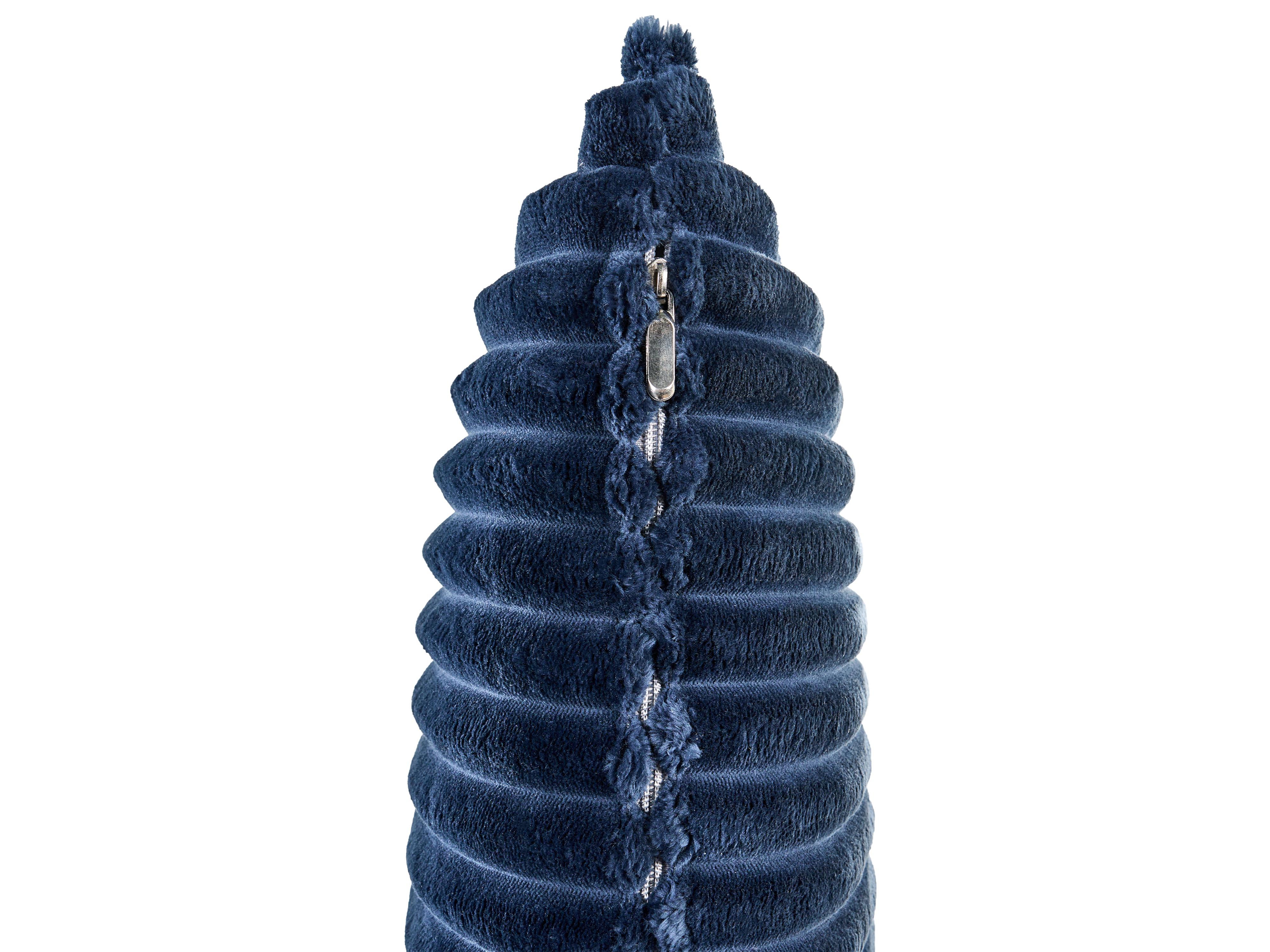 Eenpersoons slaapbank LYSEKIL Corduroy Blauw