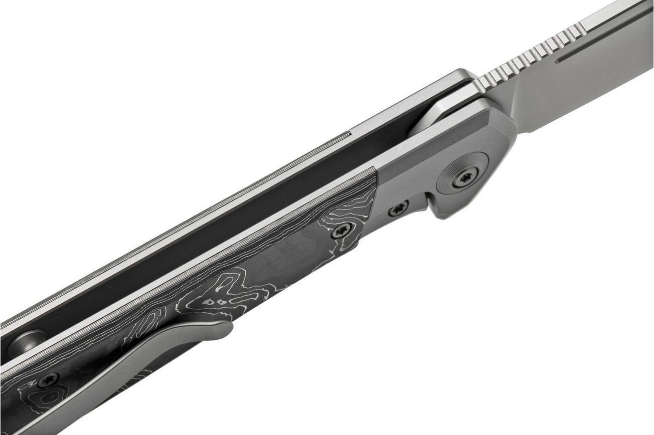 WE Knife Soothsayer WE20050-3 Grey Titanium/Carbonfiber, zakmes