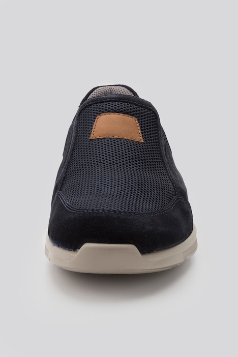 Slipper, Jomos, Leder-Mesh-Mix, bis Gr. 50
