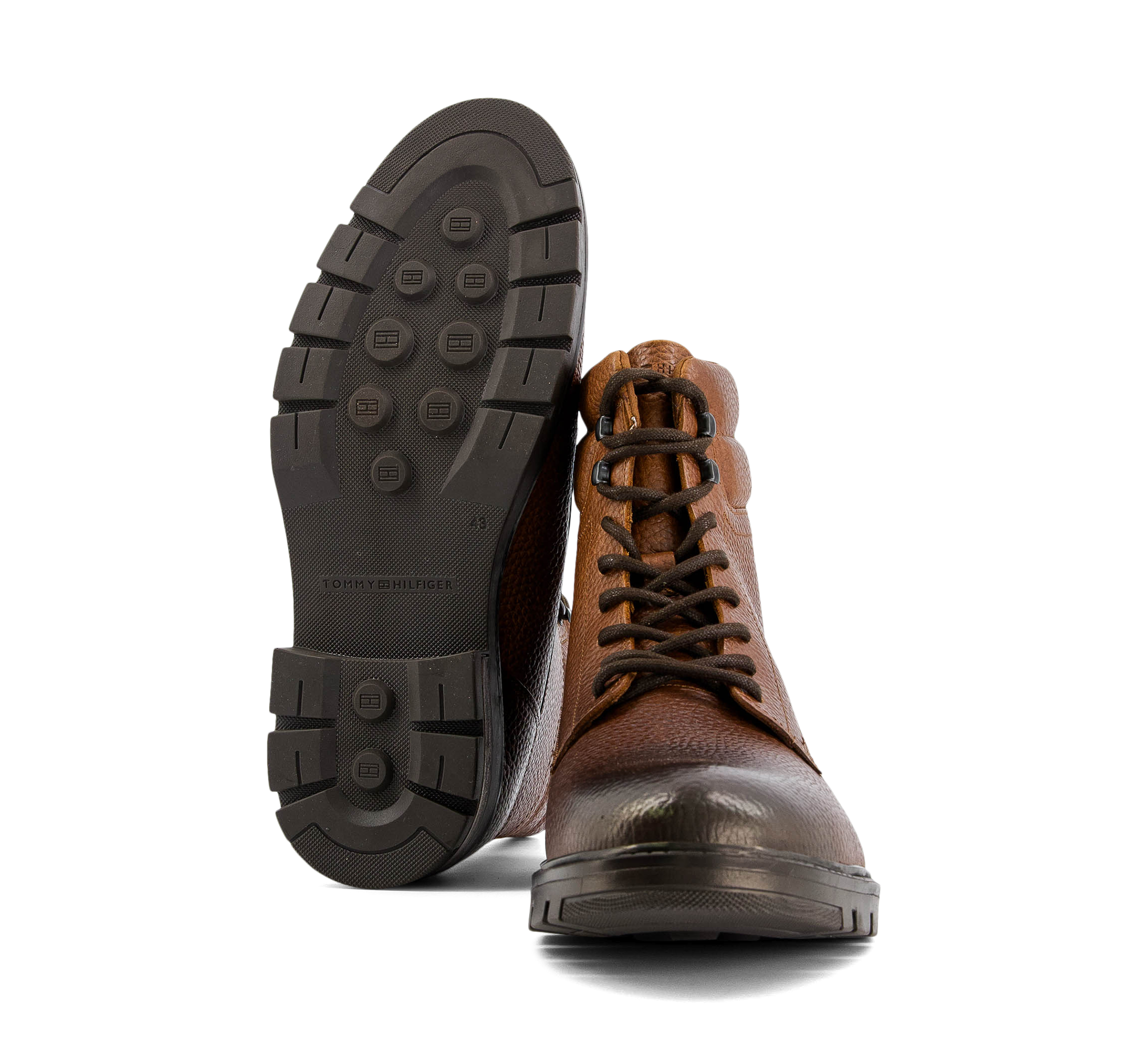Tommy Hilfiger Warm Padded Hilfiger Lth Boot - Schnürstiefel Leder