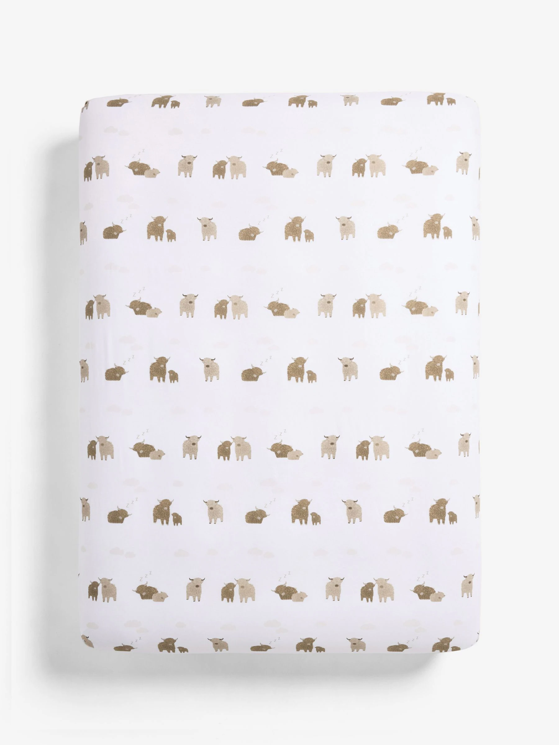 The Highland Cow Fitted Sheet Pillowcase Set
