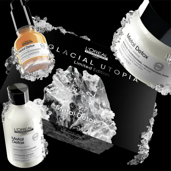 Kit Trio L'Oréal Professionnel Serie Expert Metal Detox para Cabelos Sensibilizados e Quebradiços