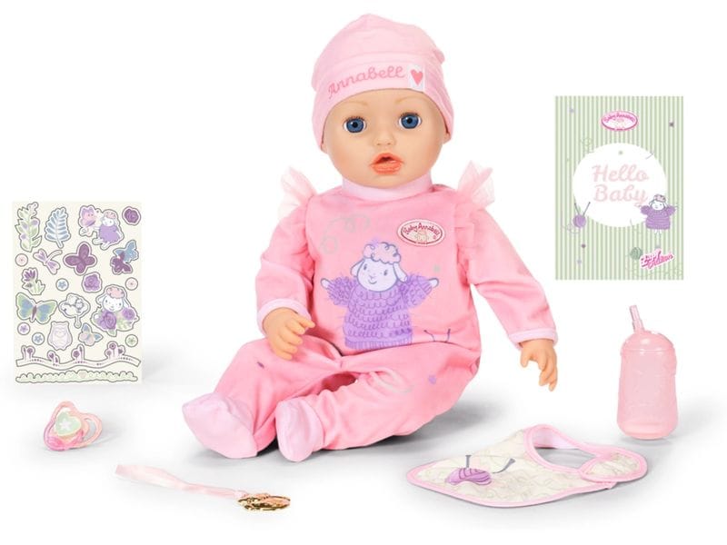 Baby Born Babypuppe Annabell Interaktiv, 43 cm Interaktives Baby