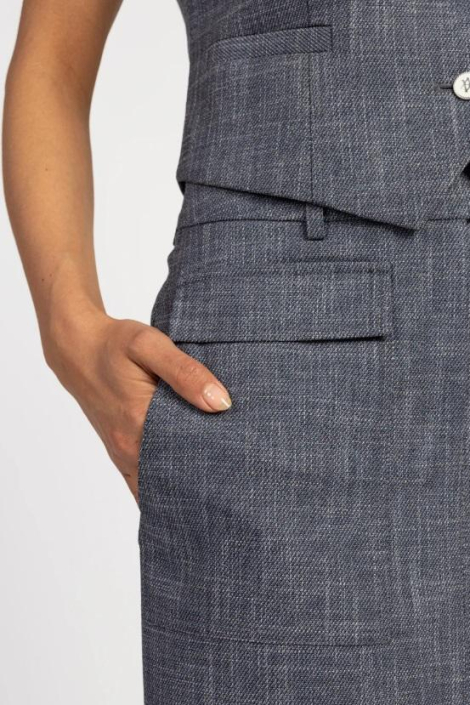 Aaiko blauwe dames rok