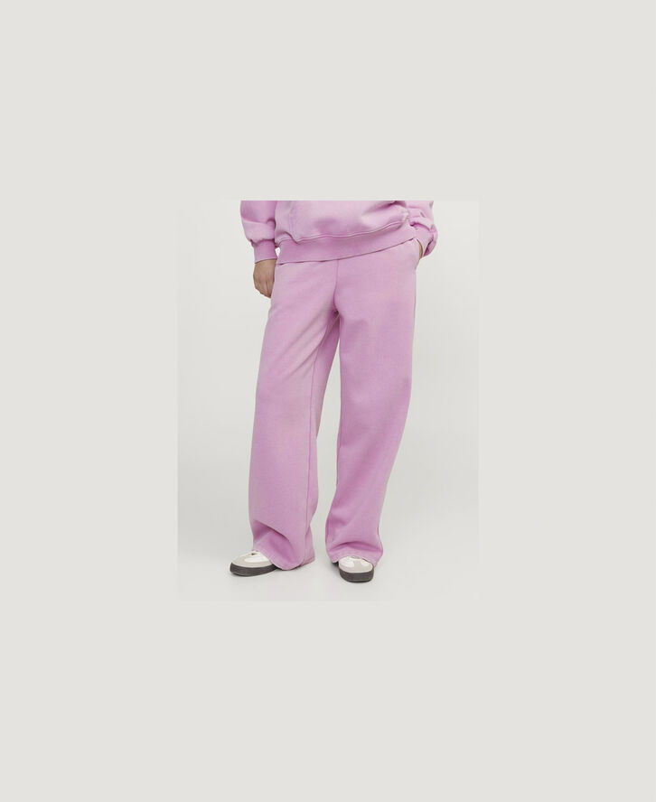 JJXX JXELIZABETH STRAIGHT MW SWEAT PANTS Moonlite mauve/acid wash