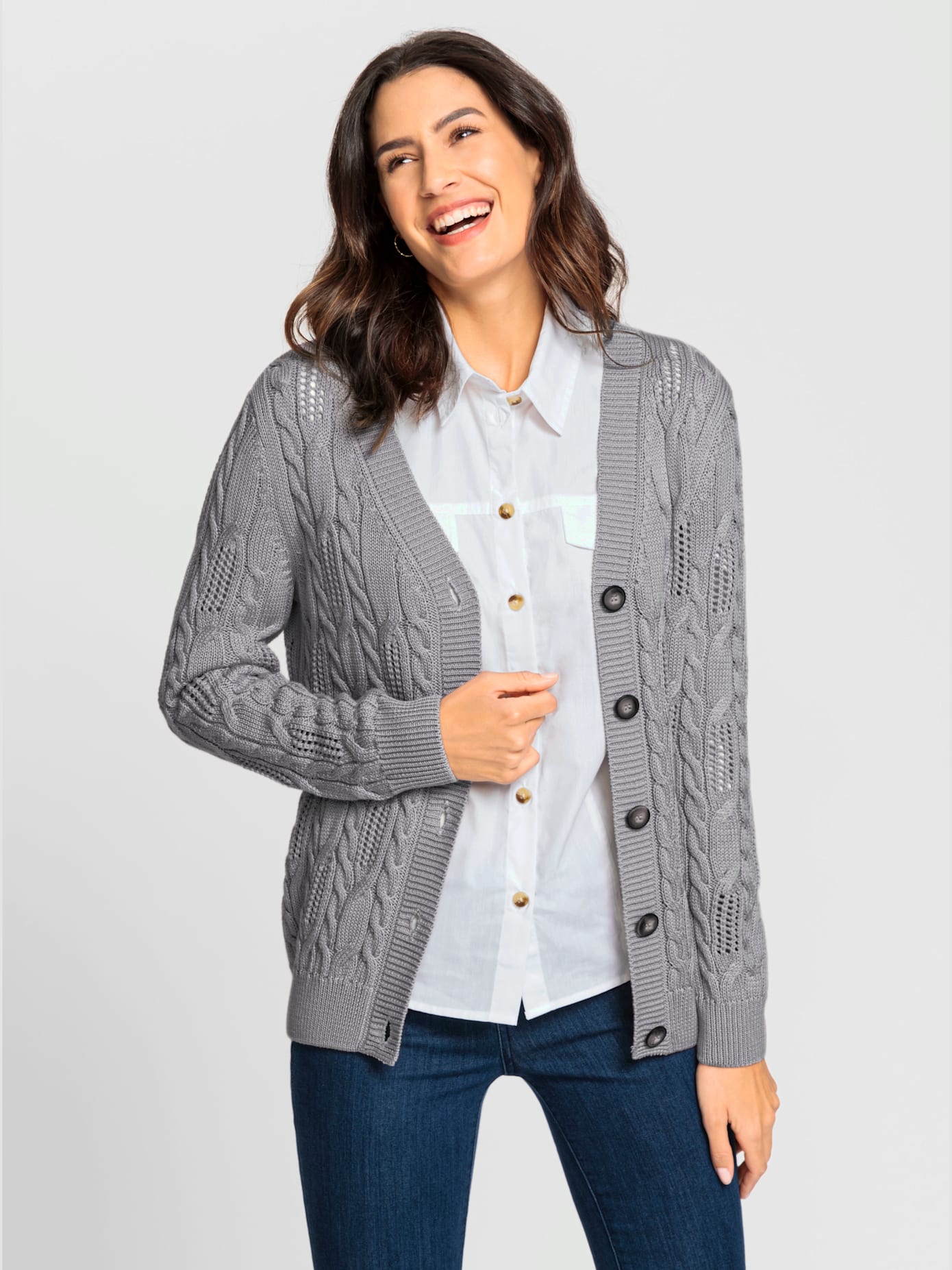 Veste en tricot 50% coton