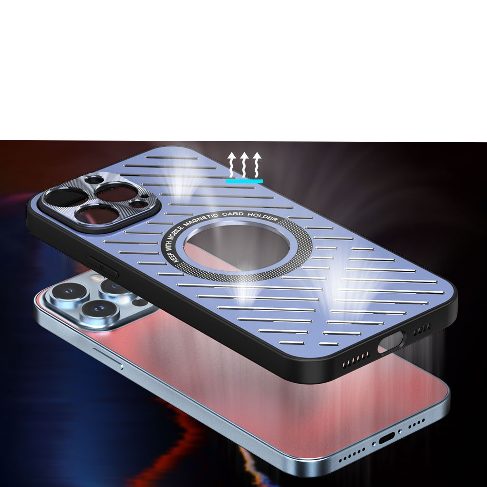 iPhone 14 Pro Max MagSafe Hybrid Hardcase Hülle mit Kameraschutz - Schwarz