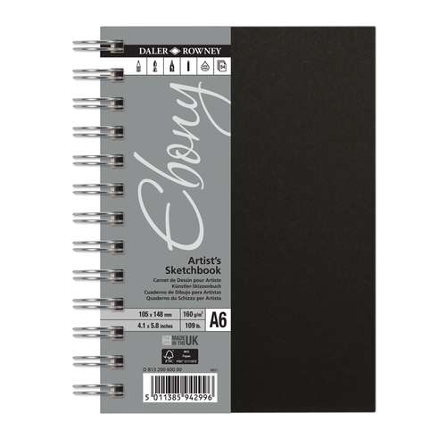 DALER-ROWNEY Skizzenbuch Ebony