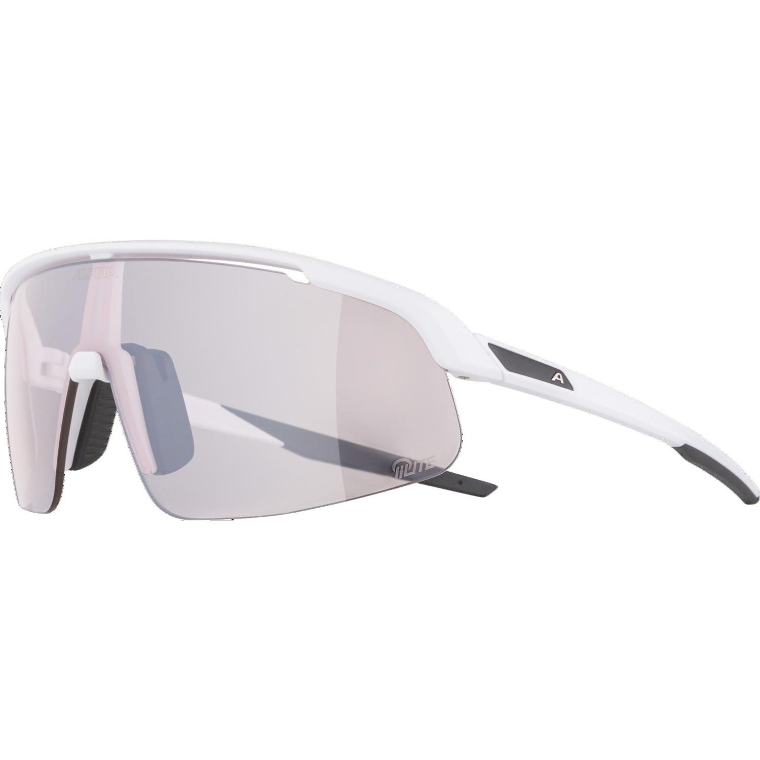 Alpina Turbo Pro S Q-Lite Sportbrille white matt