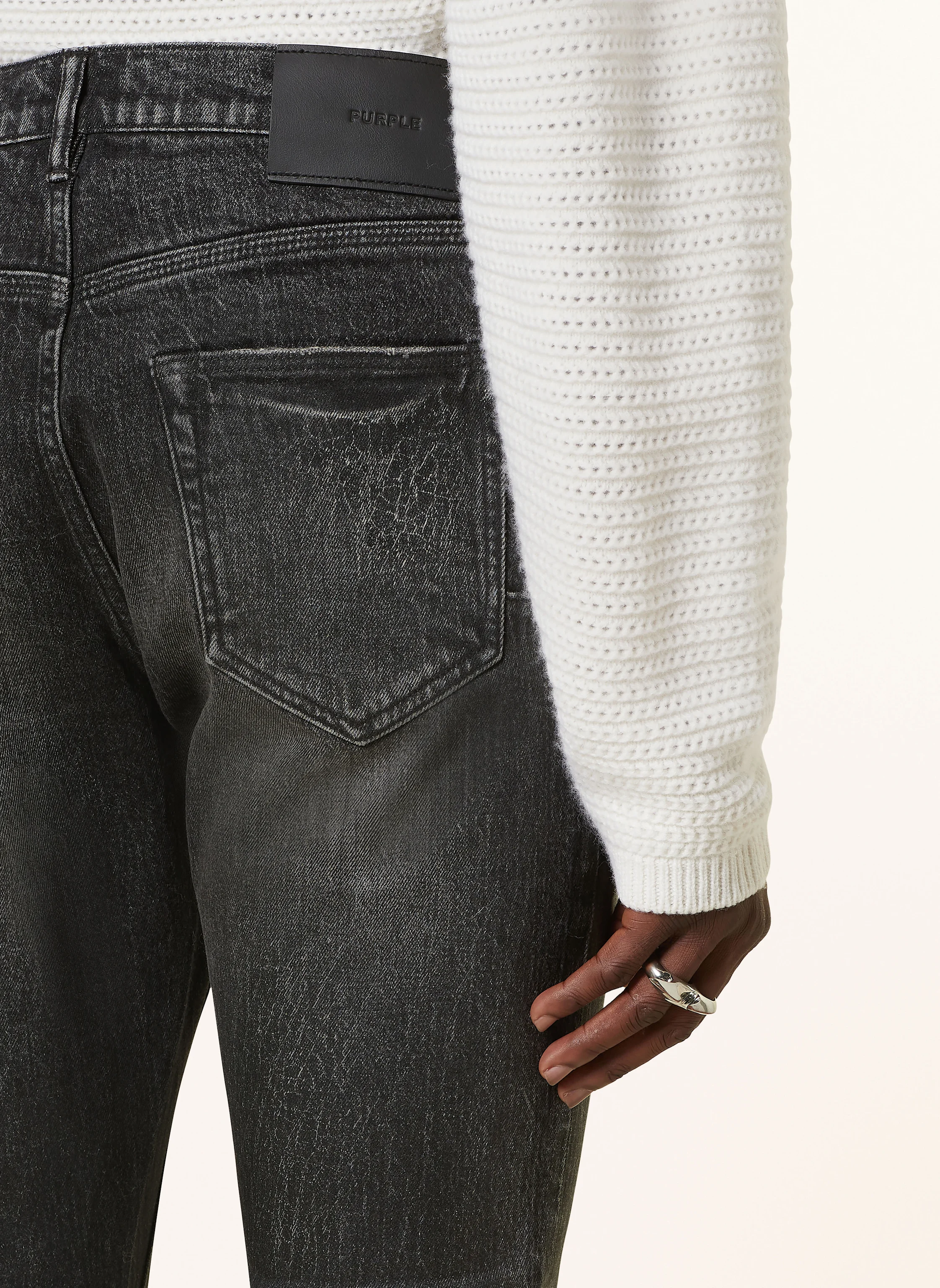 PURPLE BRAND Coated Jeans Skinny Fit
