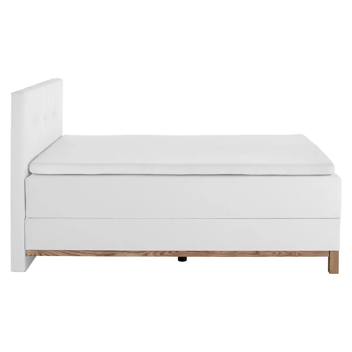 Boxspringbett CATANIA 140x200 weiss