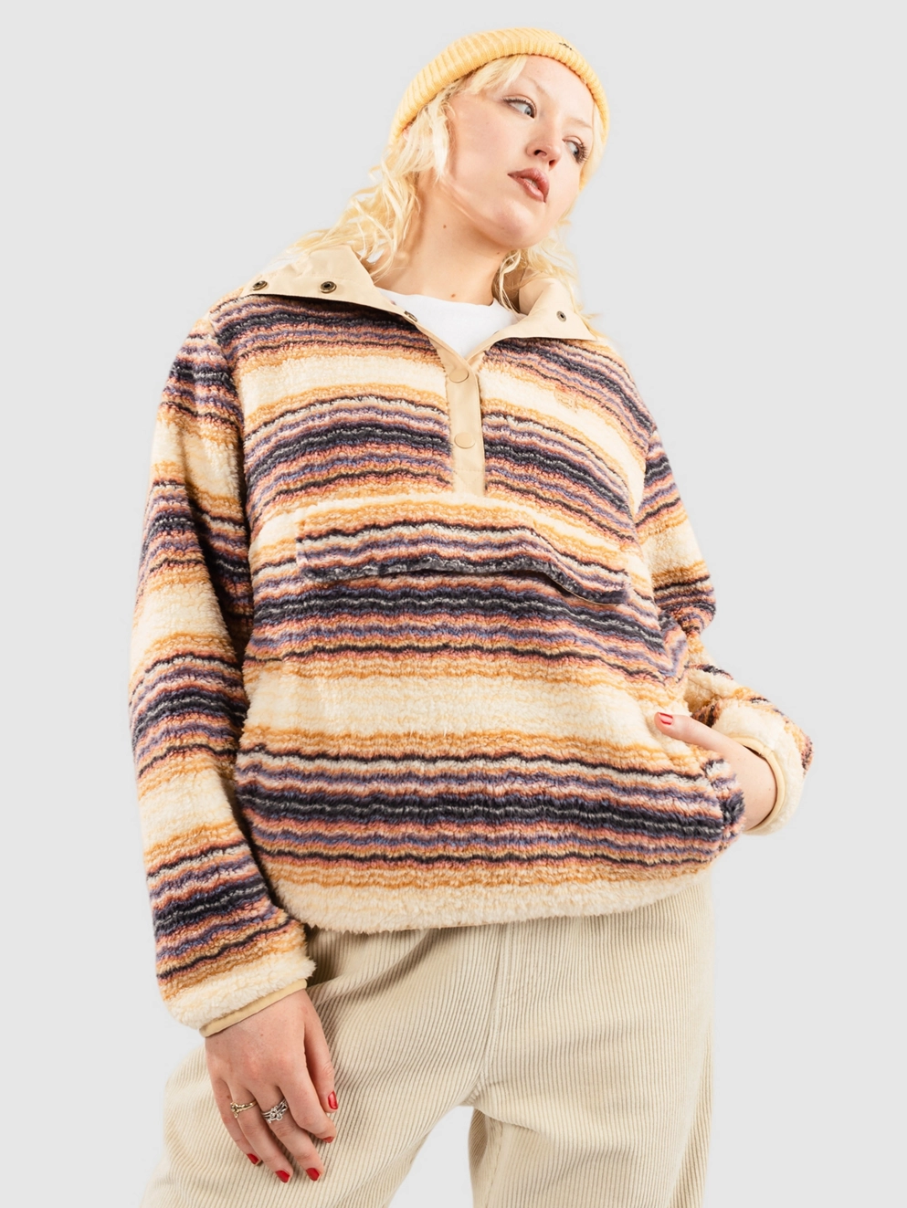 Billabong Switchback Zip Hoodie oat