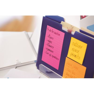 Post-it - 2 Blocs notes Super Sticky - grand format 125 x 200 mm