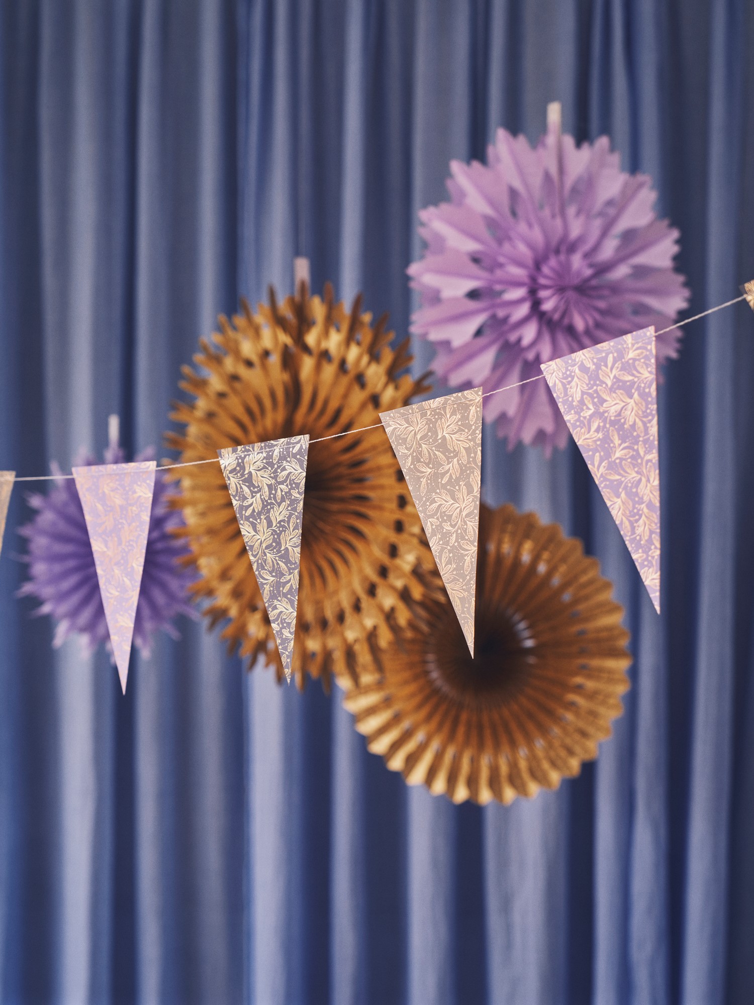 Guirlande | Papir. 5 m. | Multi