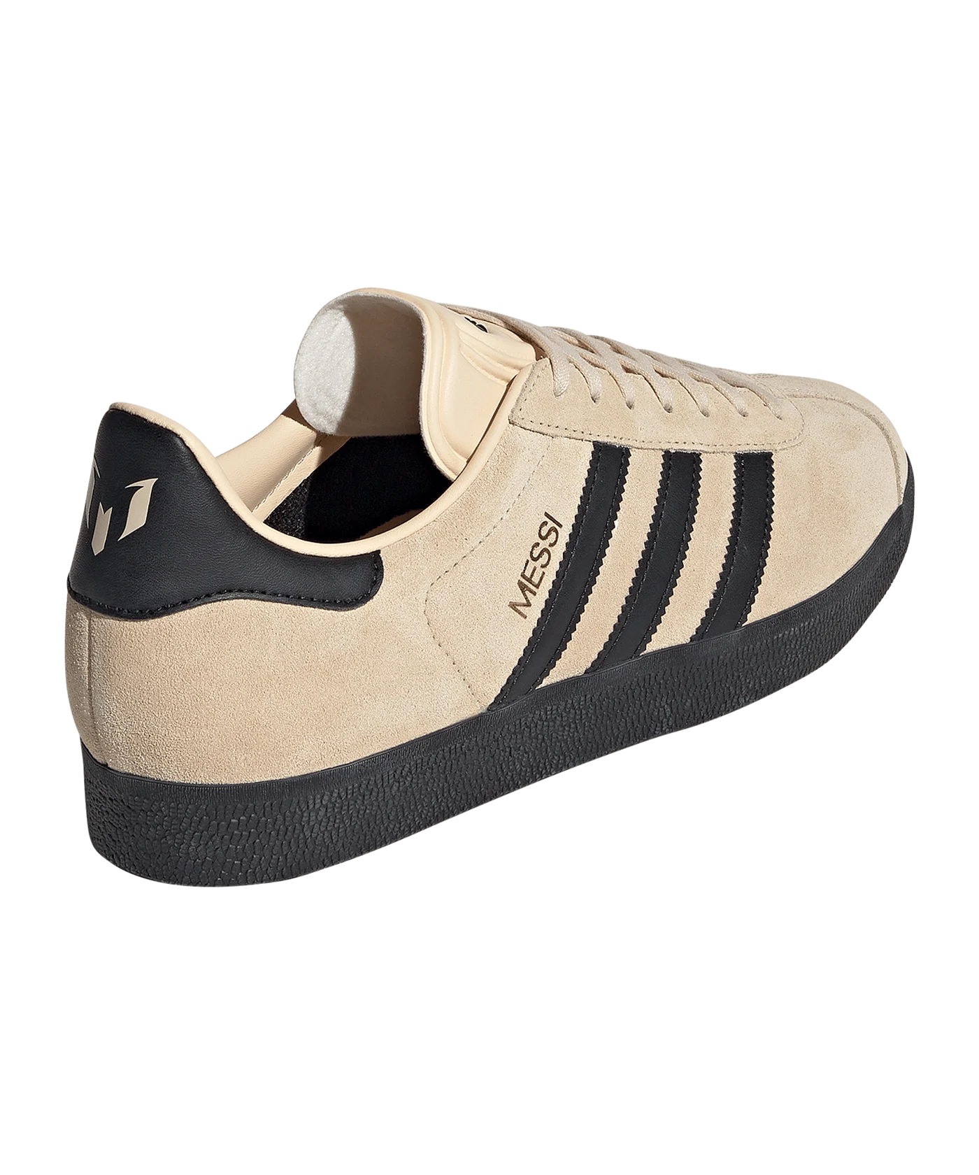 adidas Originals Gazelle Messi IN Beige Schwarz