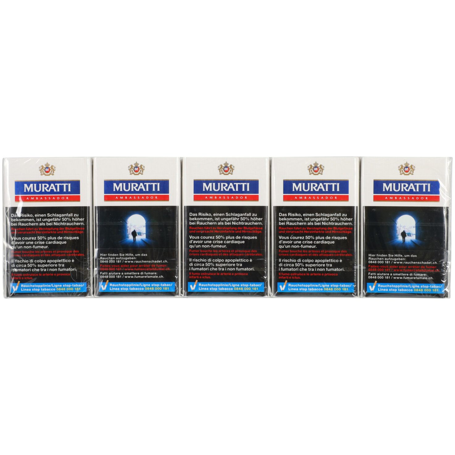 Muratti Zigaretten Ambassador Box Stange