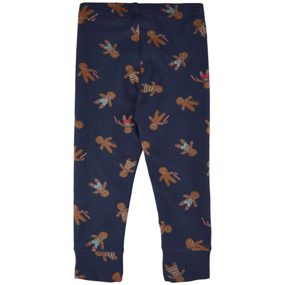 Navy Blazer Ginger Aop Holiday Leggings