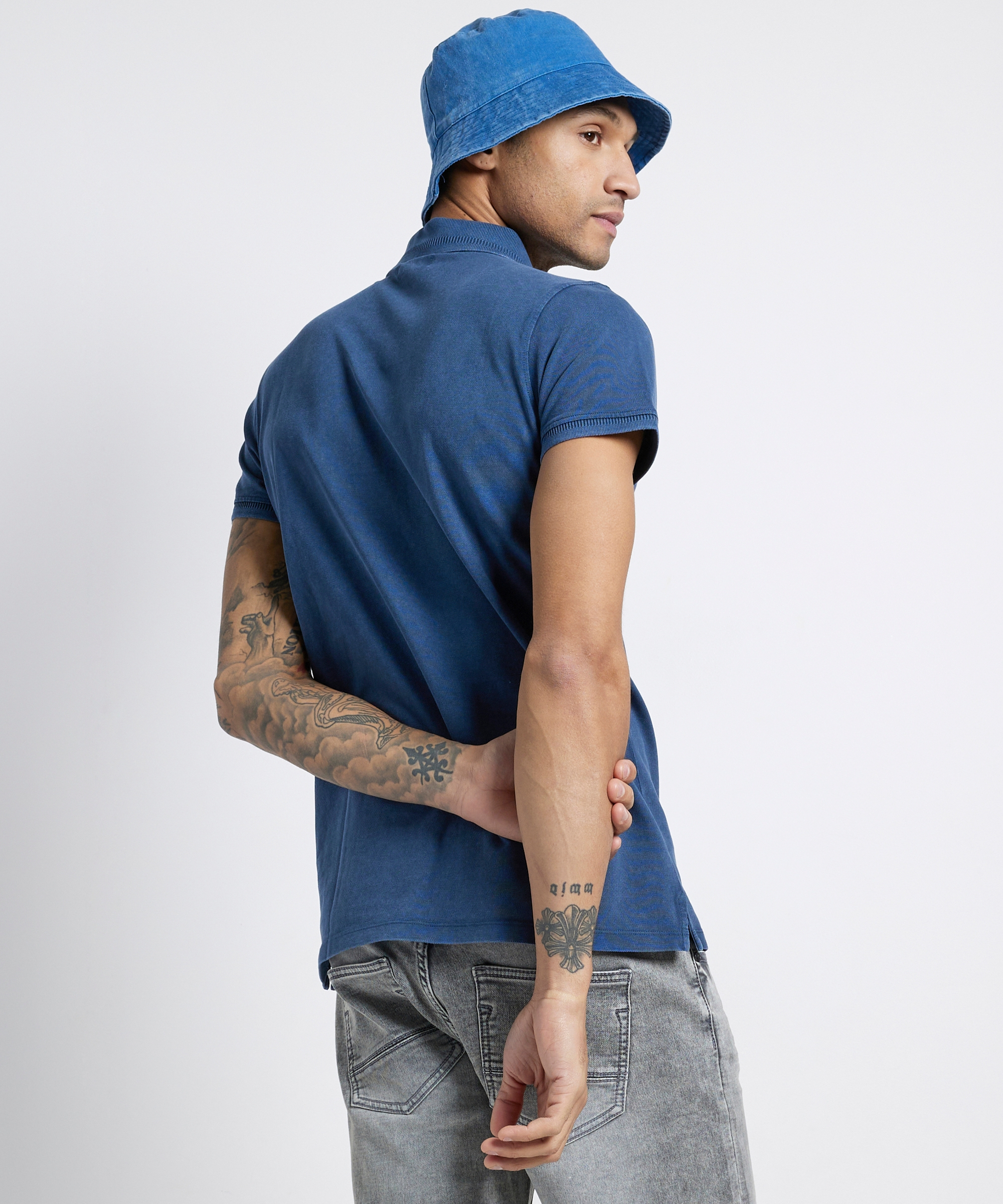 uni pique polo