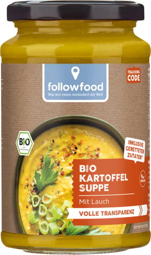 followfood BIO Kartoffelsuppe mit Lauch vegan