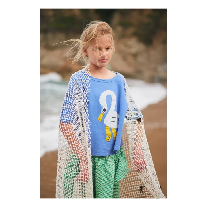 Bobo Choses Jupe Coton et Lin Vichy | Vert