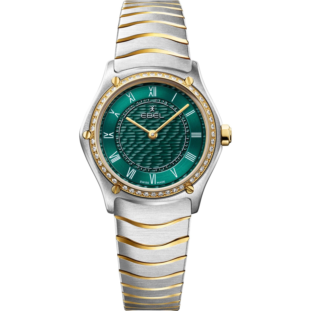 Ebel Sport Classic Lady Diamonds Bicolor / Grün