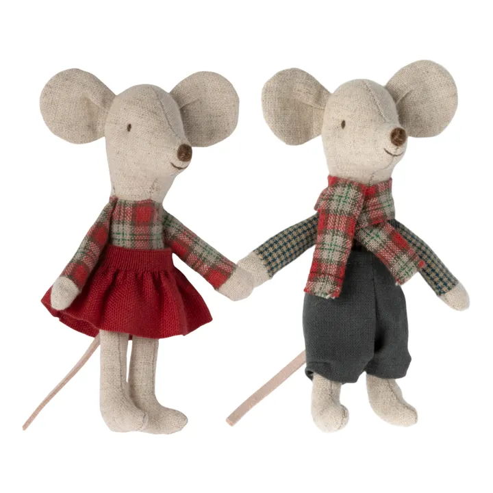 Maileg Souris Jumeaux en hiver