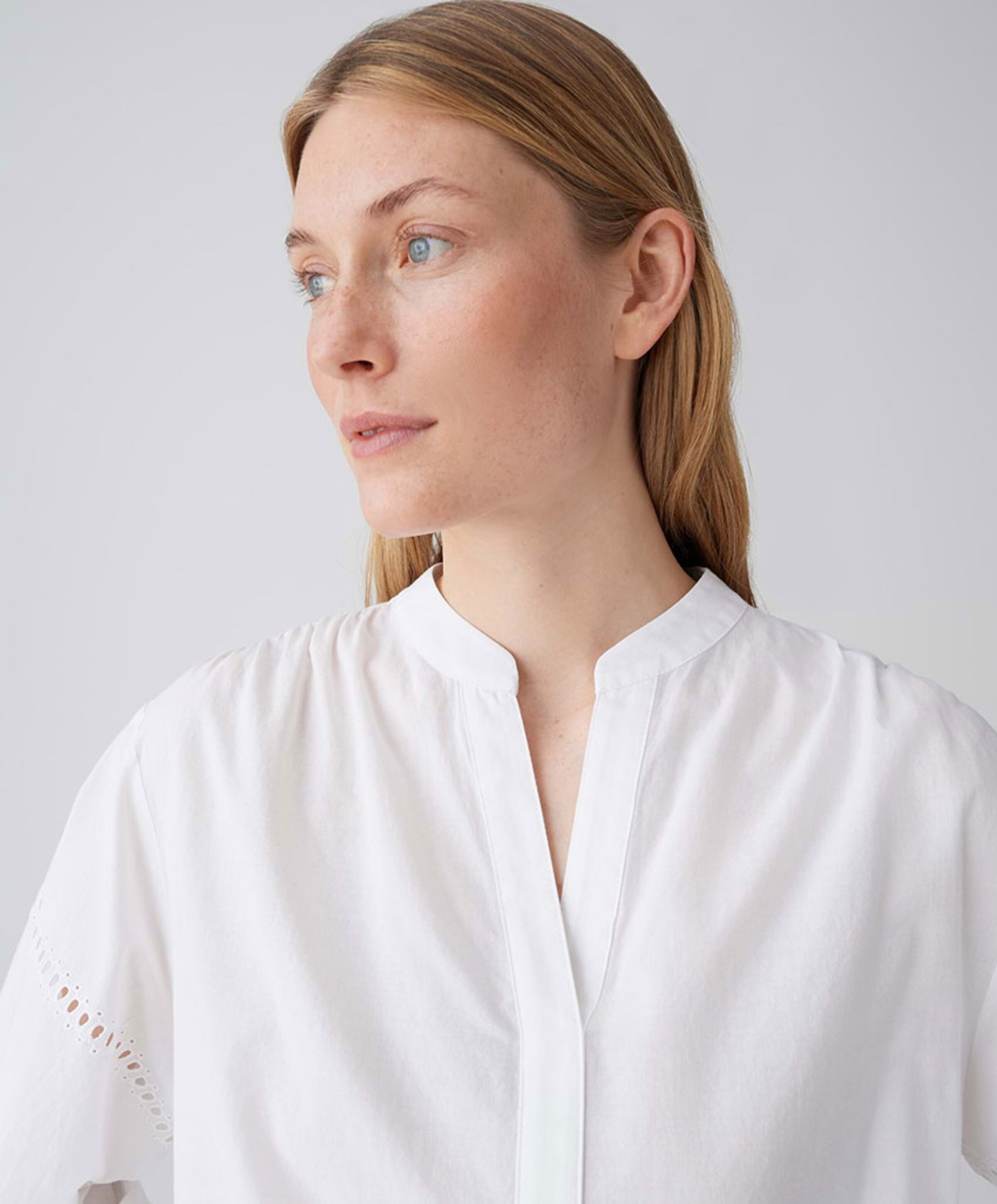 OPUS Dames blouse wit