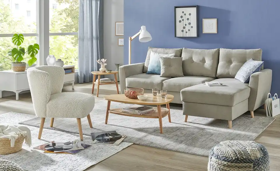 Ecksofa Carla Beige rechts