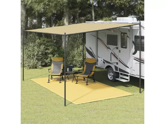 Tapis de tente 250x450 cm Beige