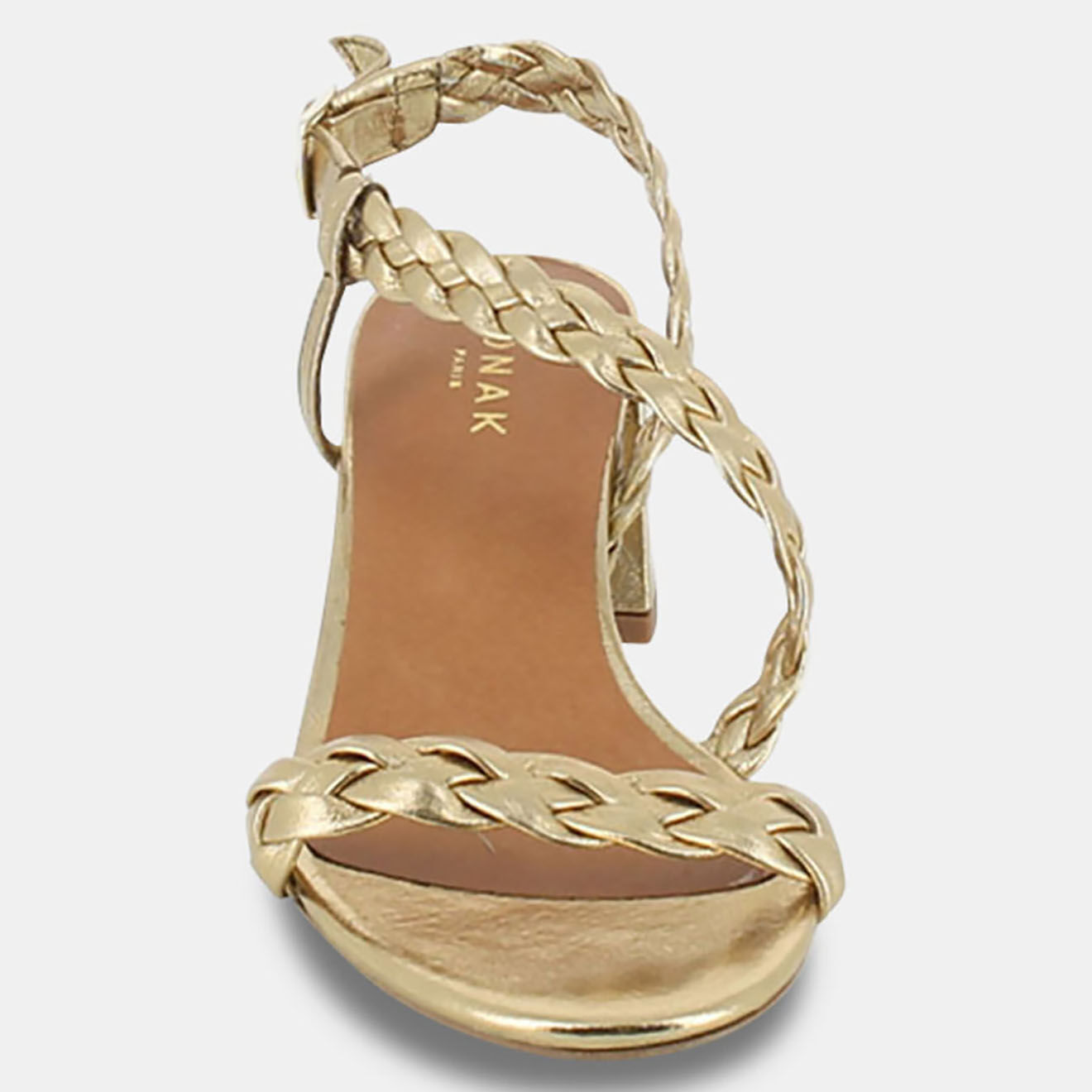 Jonak Sandales en Cuir Alfred platine - Talon 5.5 cm
