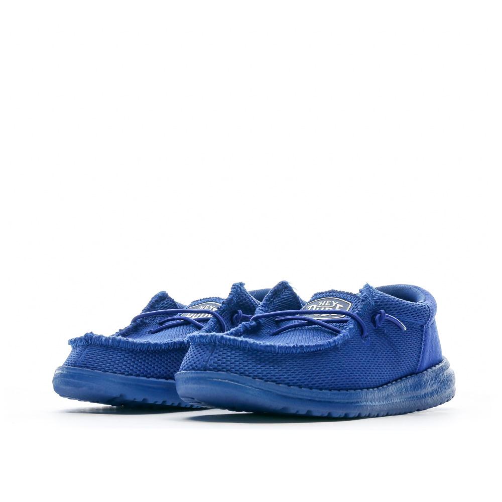 Hey Dude Chaussures Bleu Garçon Hey Dude Wally Youth Funk Mono