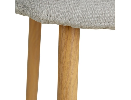 HOMESTYLE4U - Fauteuil enfant Chaise salle à manger lot de 6 - gris