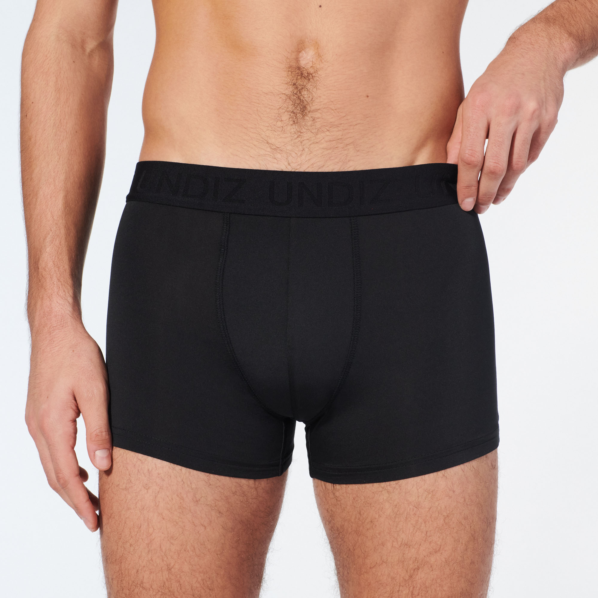 Boxer uni en microfibre