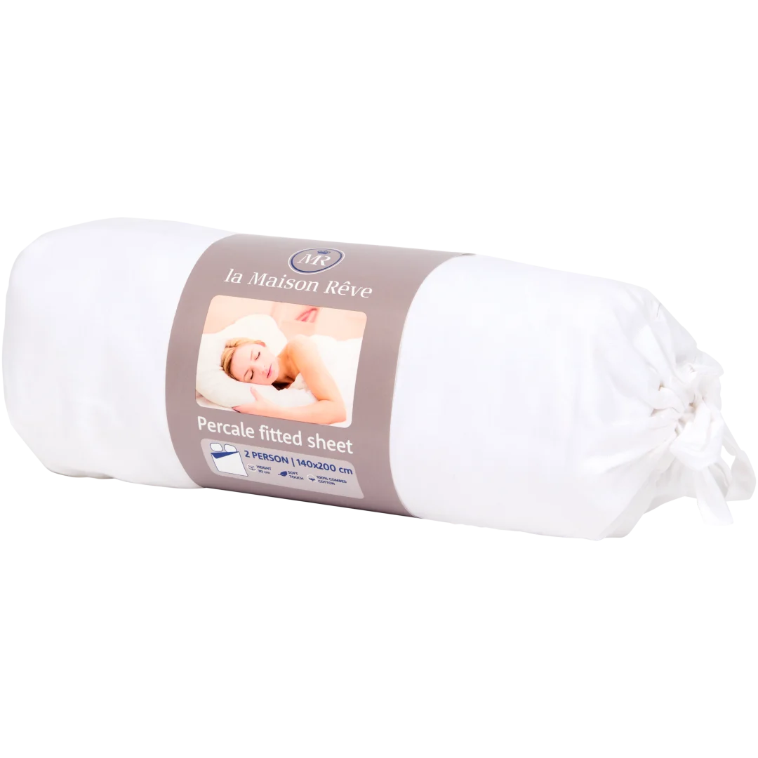 Drap-housse en percale de coton La Maison Rêve