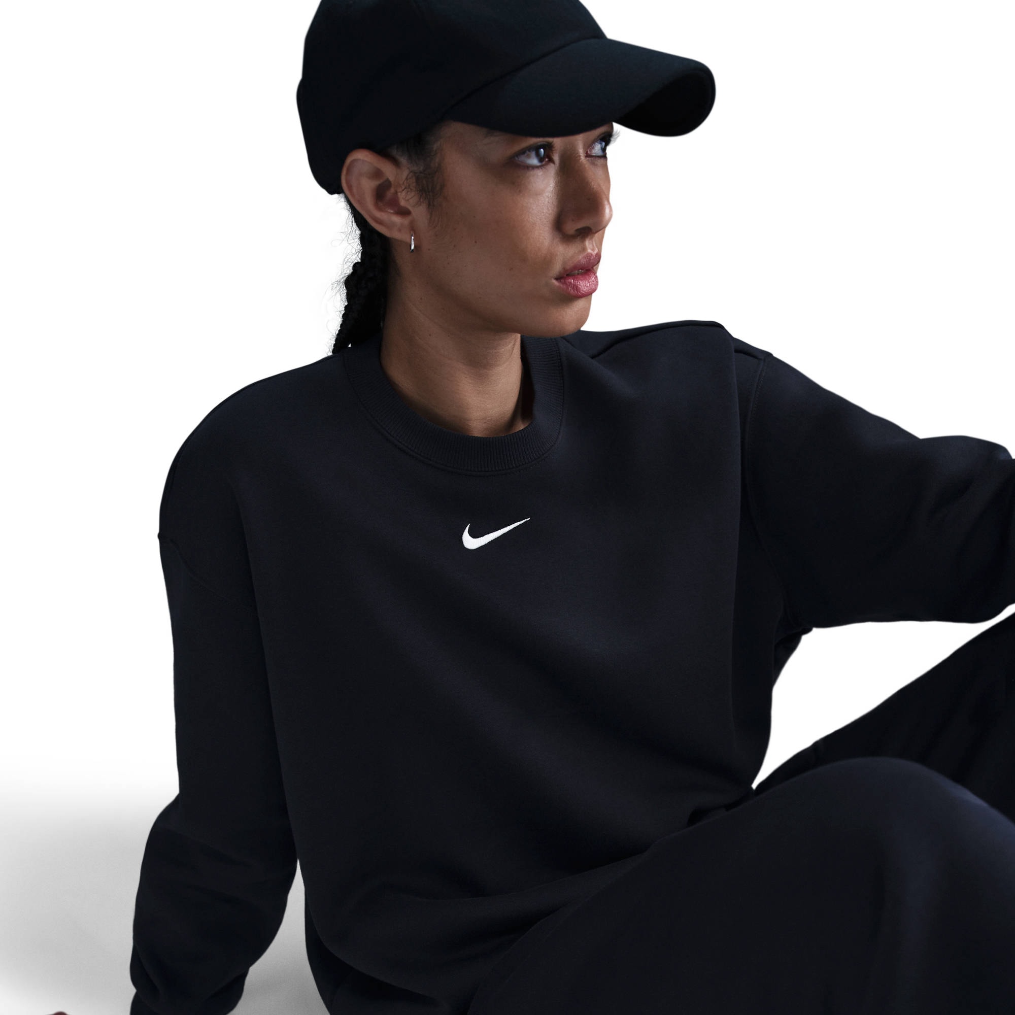 Nike Sportswear T-Shirt »W NSW PHNX FLC OS LONG CREW«, Oversize Sweatshirt