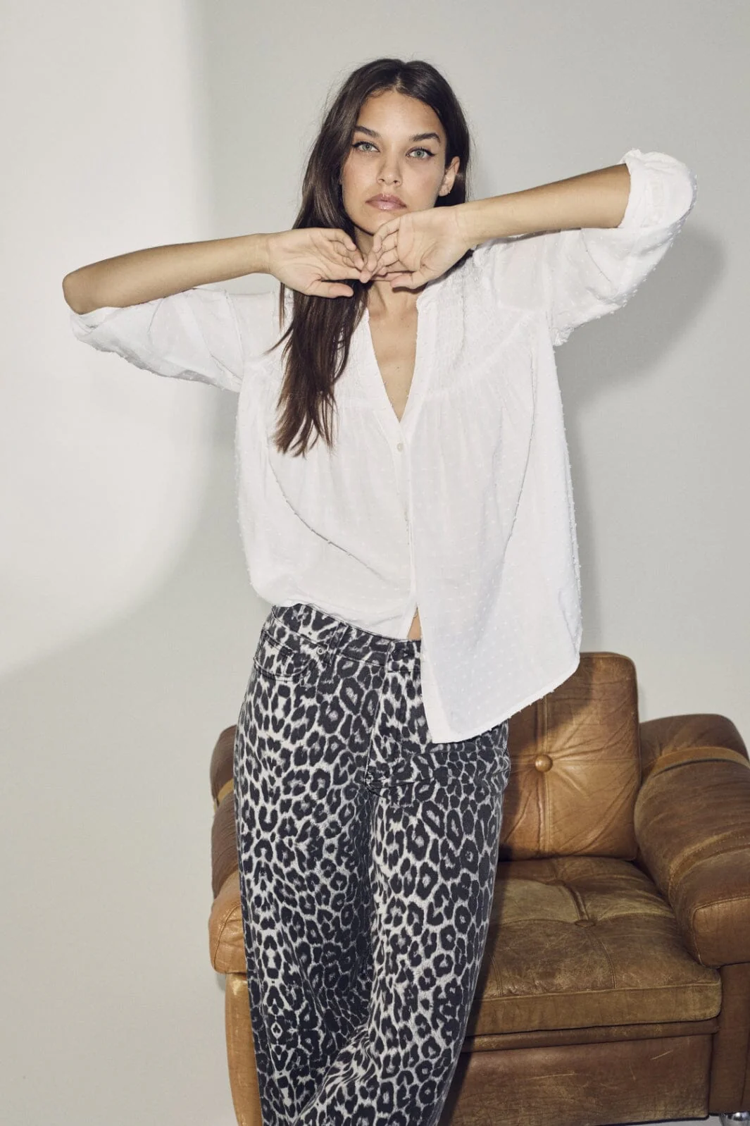Co´Couture Adinacc Drop Shirt 35541 4000 white