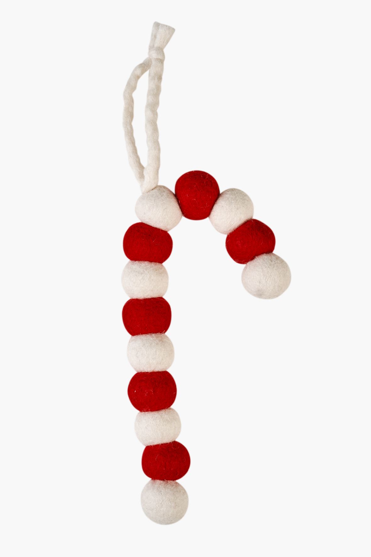 Juletrepynt multi rød - 12x6,5x2 cm