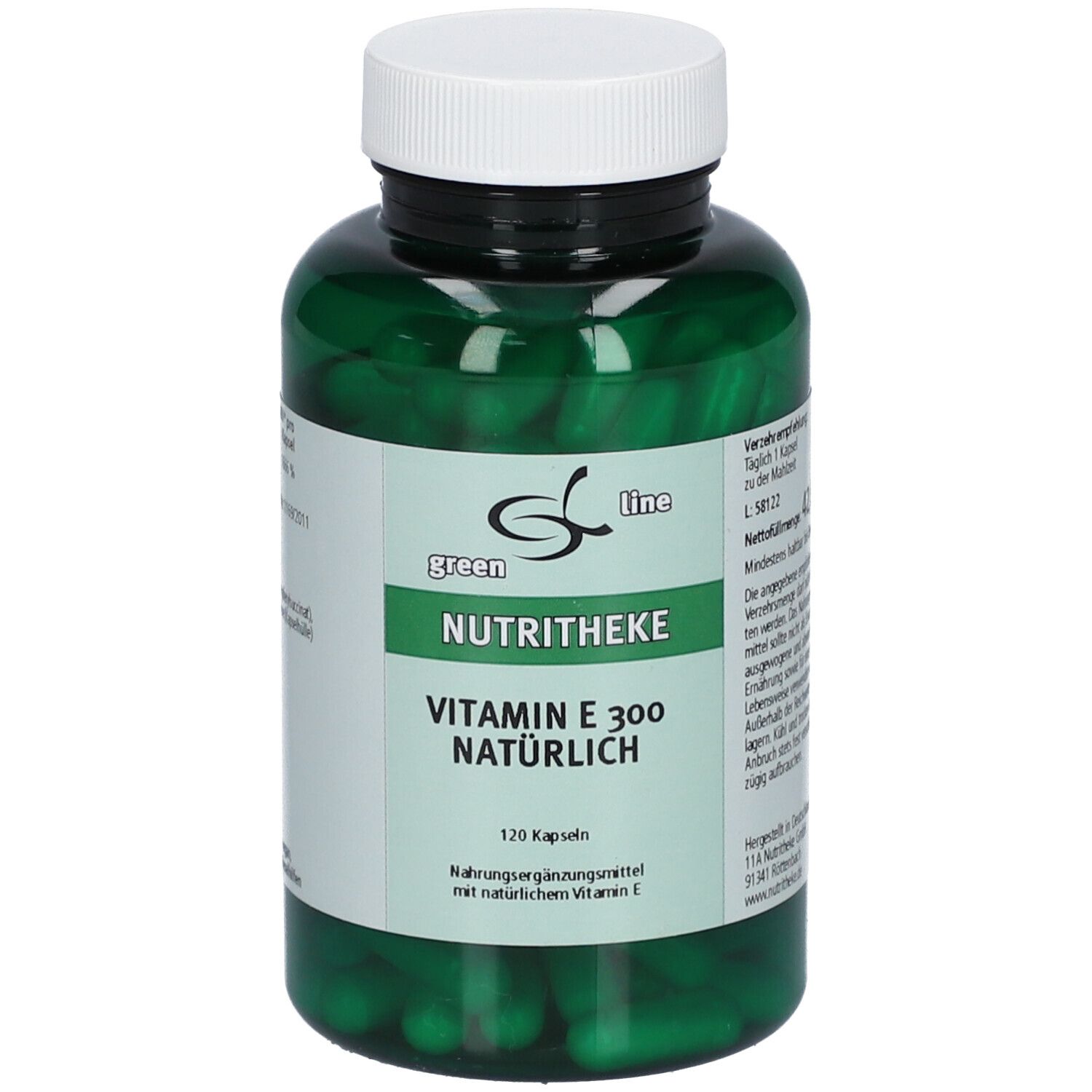 green line NUTRITHEKE Vitamin E 300 natürlich
