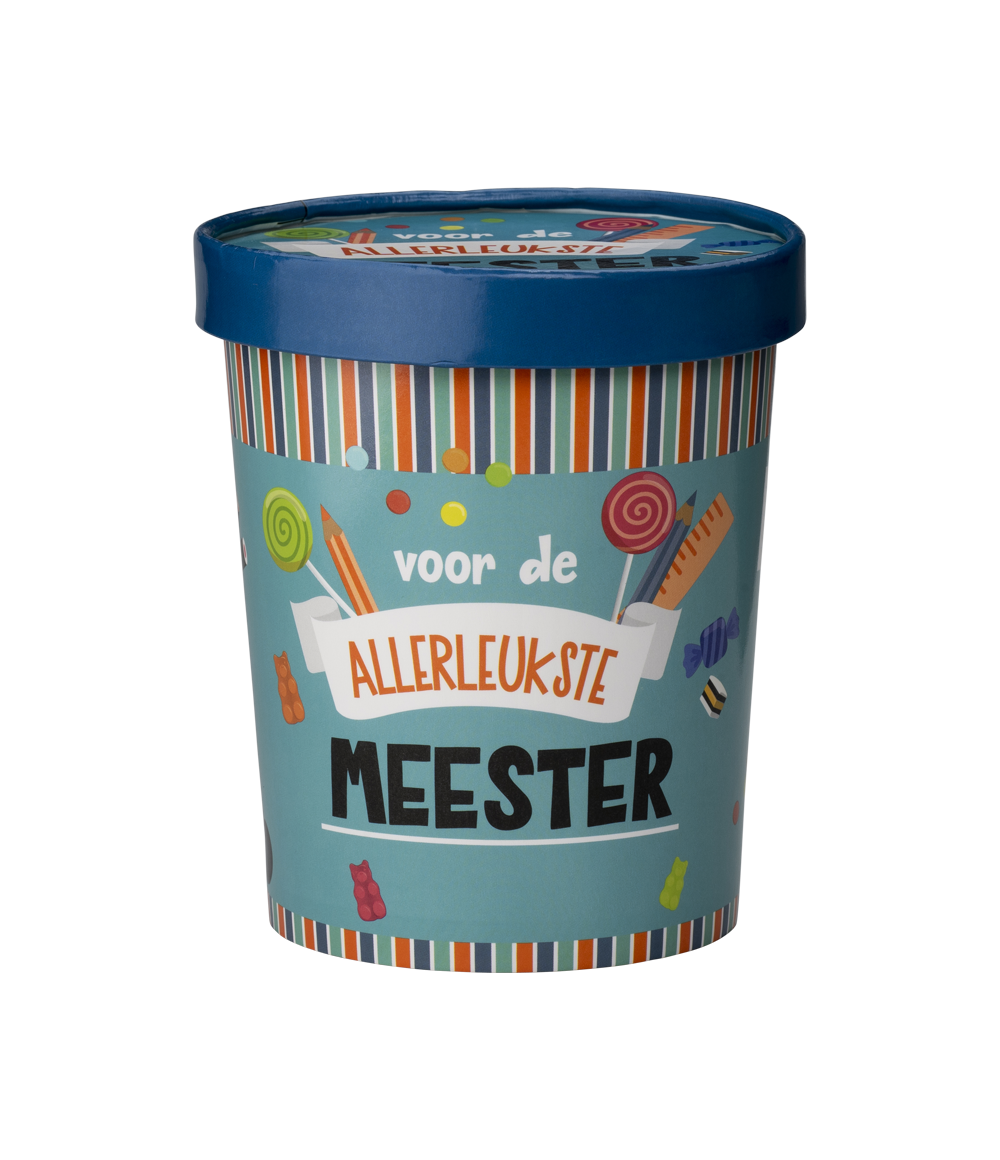 Snoepbakje Meester 12cm
