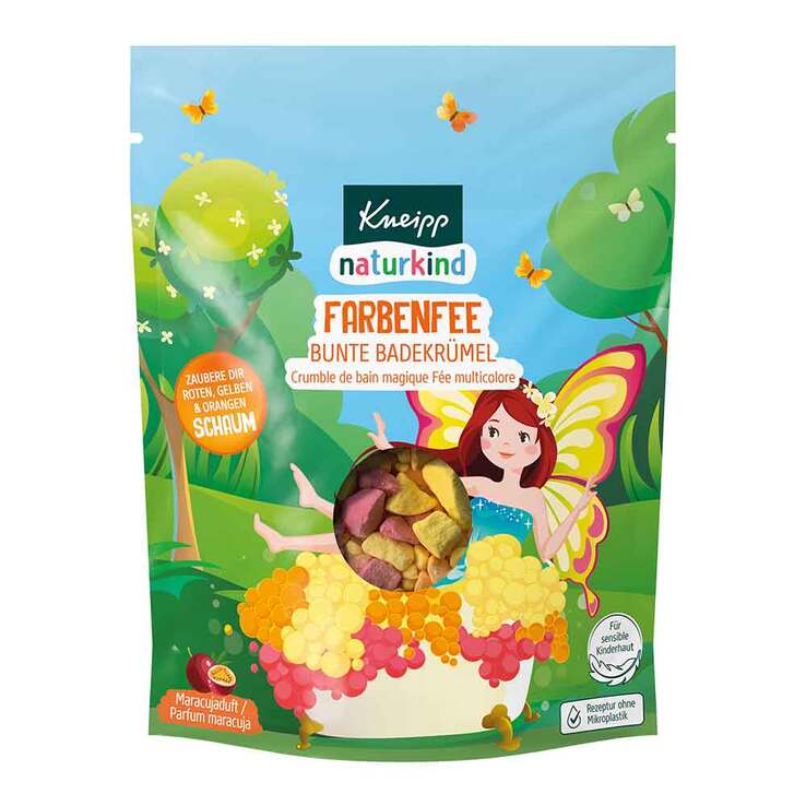 Kneipp naturkind Farbenfee bunte Badekrümel, 100 g