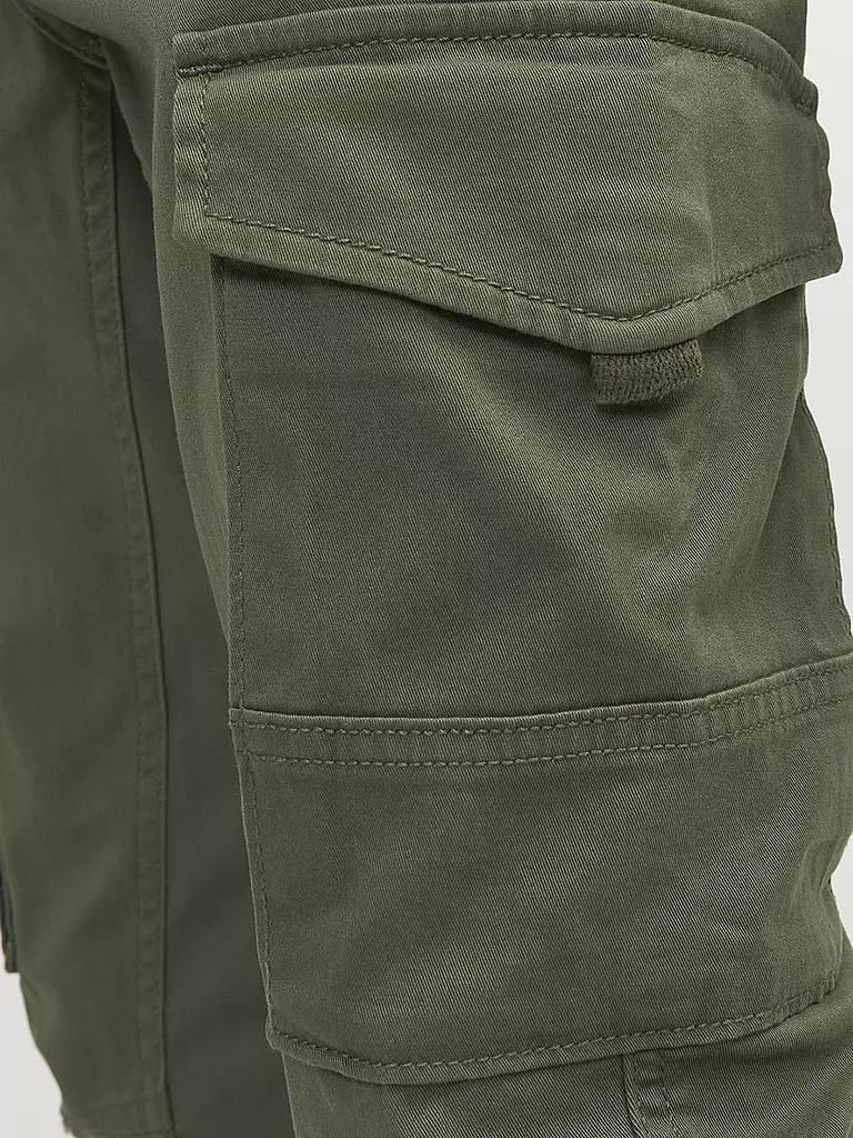 JACK & JONES Jungen Cargohose JJIPAUL JJFLAKE olive
