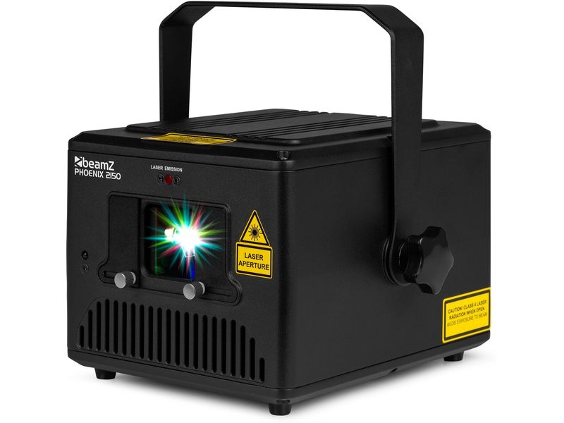 BeamZ Laser Phoenix 2150 Leistungsstarker Grafiklaser mit analoger Modulation