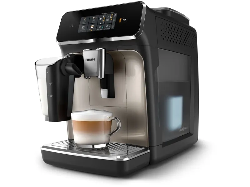 Philips Series 2300 EP2336 - Automatisk kaffemaskine med mælkeskummer - 15 bar - sort/krom