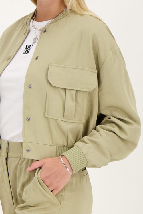 Groene bomberjas cargo