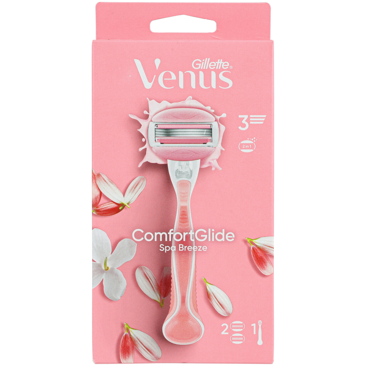 Venus GILLETTE Rasierer Comfortglide Spa Breeze mit 2 Klingen