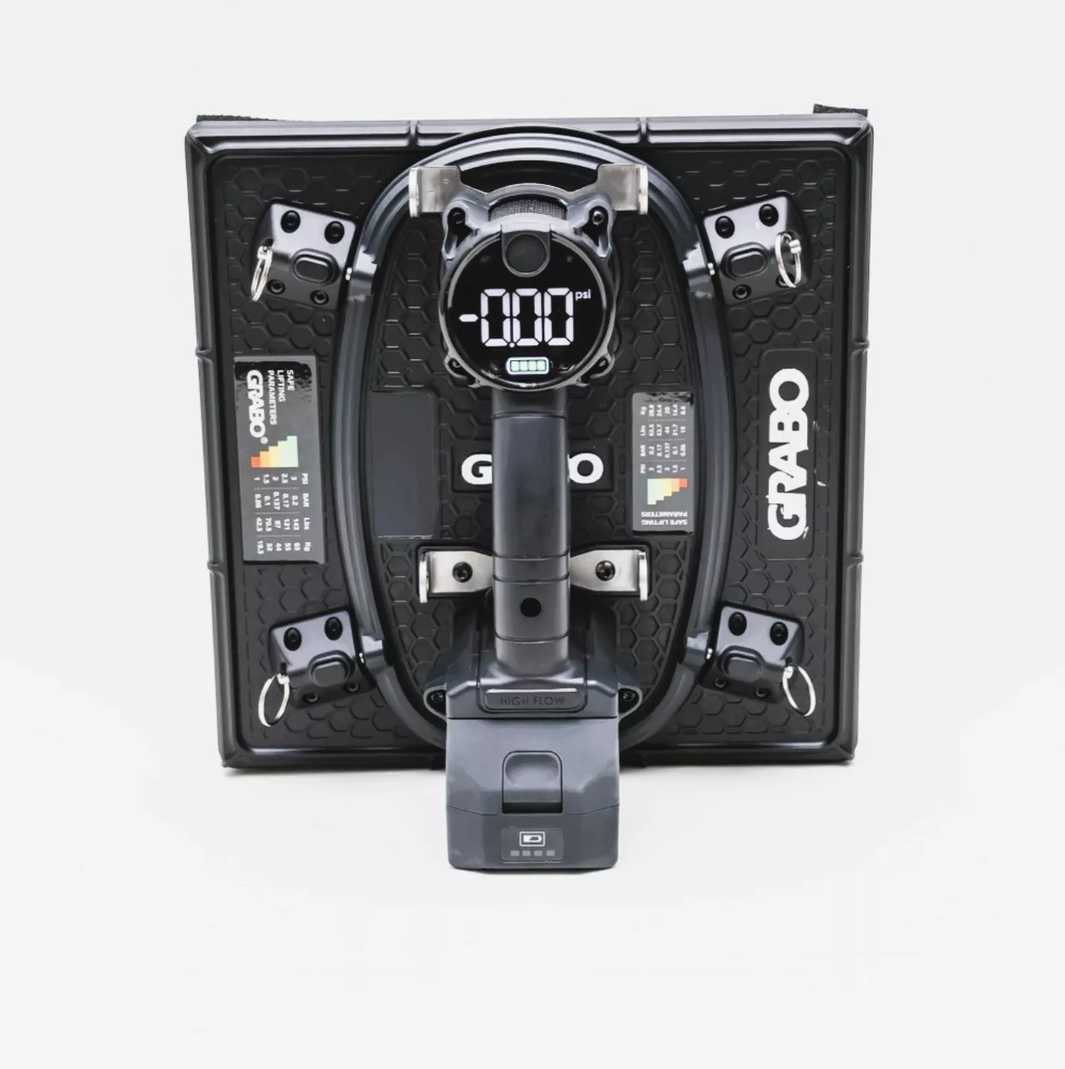 Grabo High Flow Elektrische Vacuüm Tegeldrager in beschermtas - 50,3kg