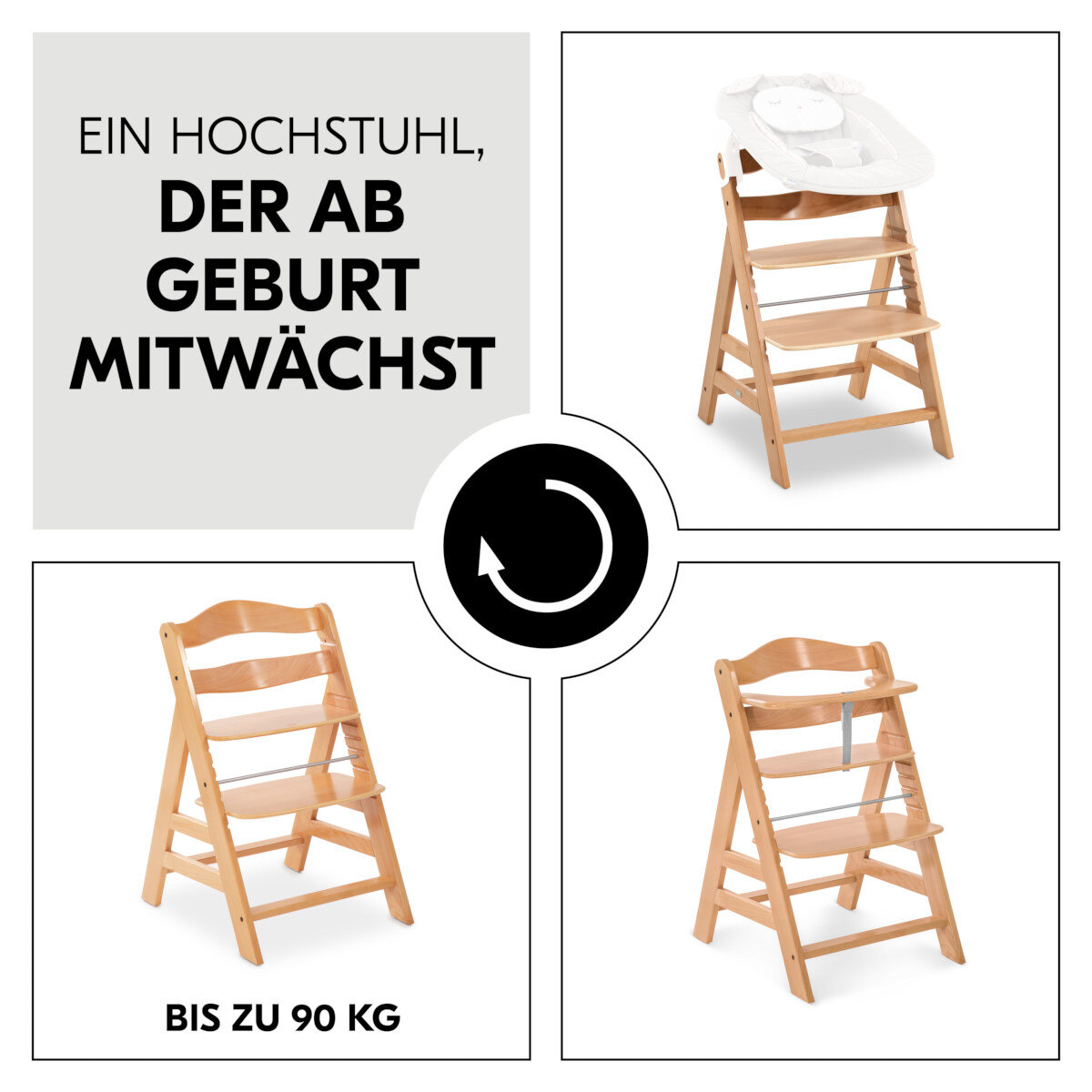 Hauck GmbH + Co. KG Hauck Hochstuhl Alpha+B