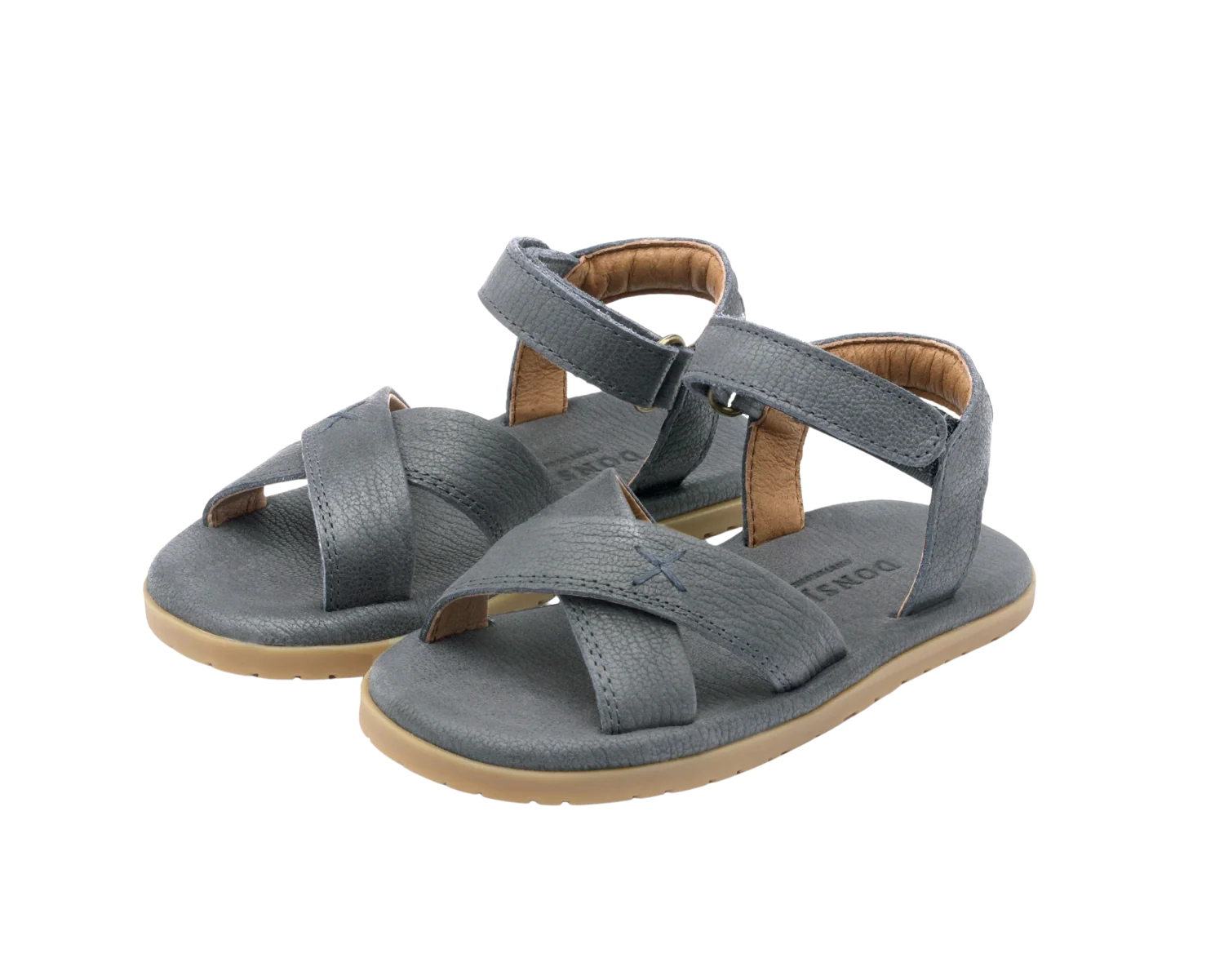 Botis Sandals | Petrol Leather