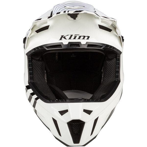 Klim - Casque F3 Carbon Off-Road Illusion Blanc / Noir