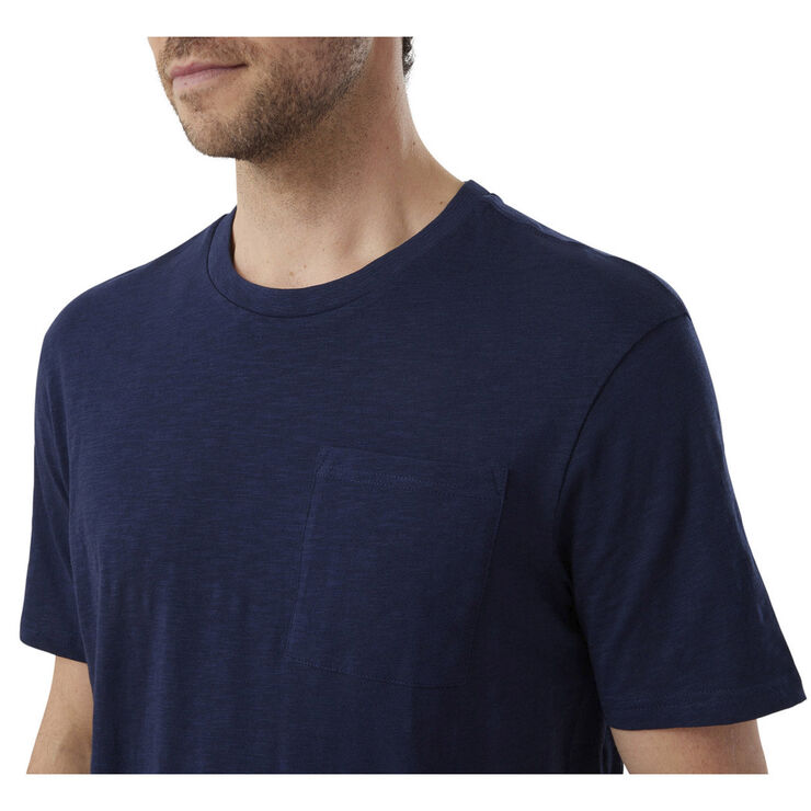 Firefly Solid Slub T-shirt Blå